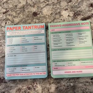 2 Note Pads 50 sheets each